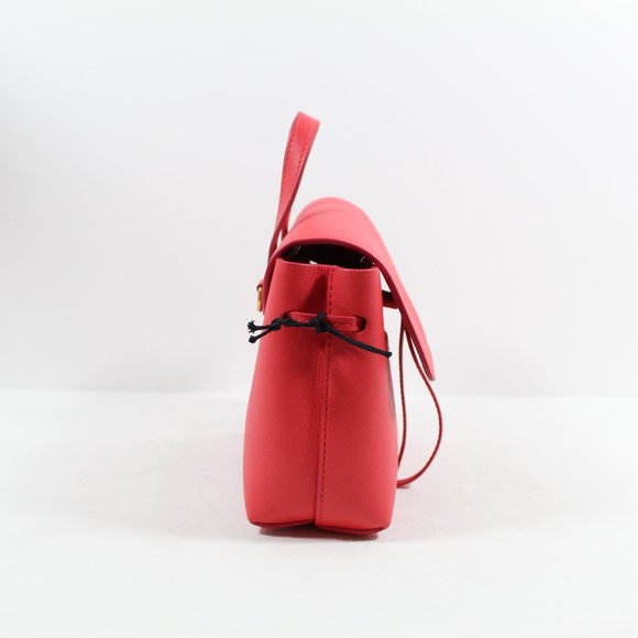 Mansur Gavriel Mini Soft Lady Leather Bag - Strawberry Red - Picture 4 of 13